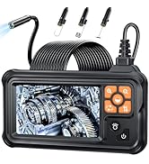 SKYBASIC Industrial Endoscope Borescope Camera with Light, 4.3'' HD Digital Handheld Waterproof S...