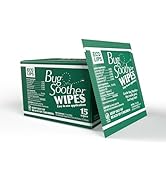 Bug Soother Wipes (15-ct) - Natural Mosquito Repellent &amp; Deterrent - 100% DEET-Free Safe Single-U...