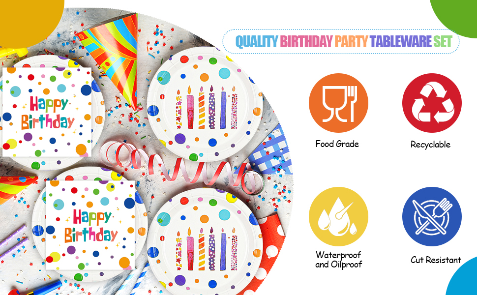 Birthday party supplies