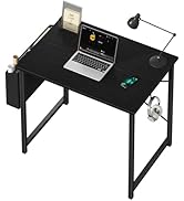 OLIXIS Computer Desk 31 Inch Home Office Desks for Small Spaces, Gaming Writing Study Work Table ...
