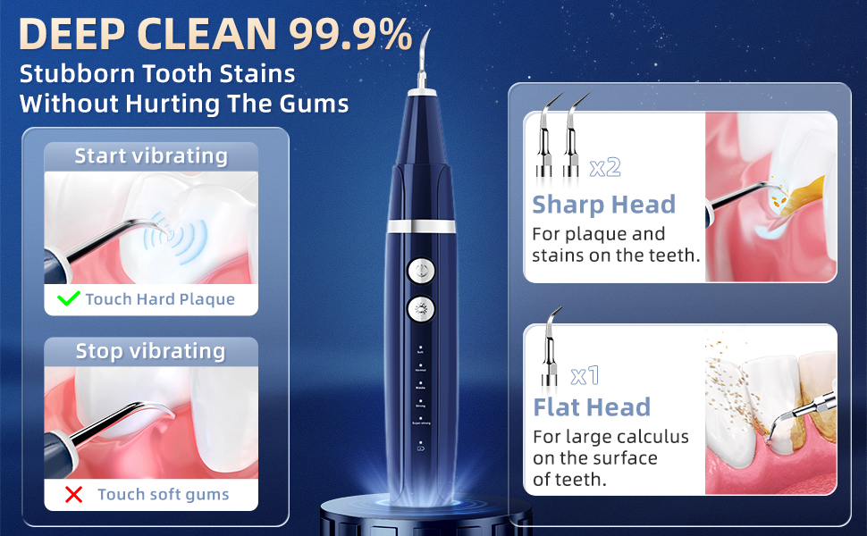 Tartar remover for teeth