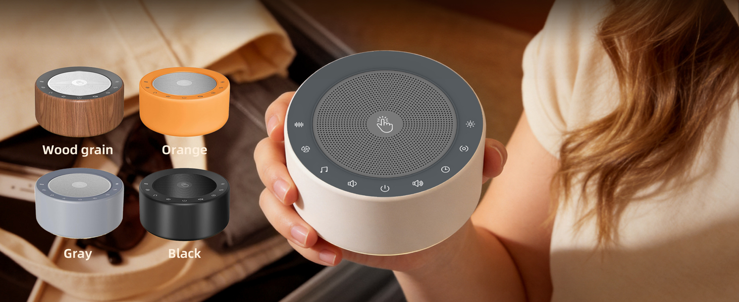 Kipcush White Noise Machine with Night Light