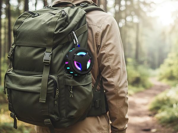 portable speaker, bluetooth speaker for camping, Hiking
