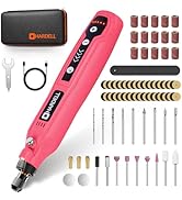 HARDELL Mini Cordless Rotary Tool, 5-Speed 3.7V rechargeable Kit with 69 Accessories, USB Chargin...