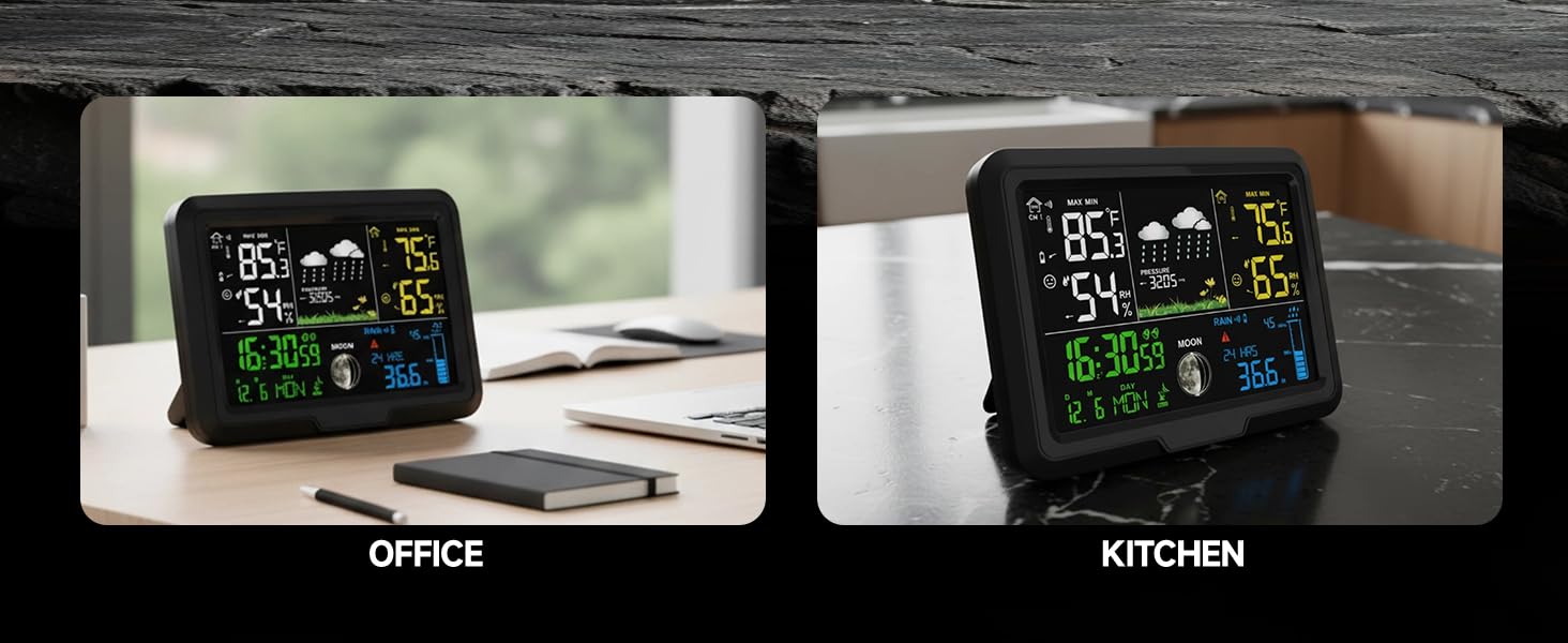 Digital Wireless Rain Gauge Outdoor,