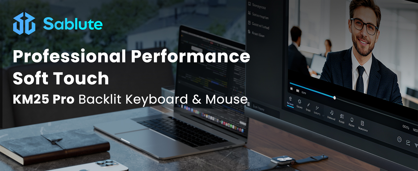 SABLUTE Keyboard and mouse comb