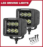 LED Cubes, OFFROADTOWN 3'' 120W CREE LED Pods Driving Lights LED Cubes LED Ditch Lights Off Road ...