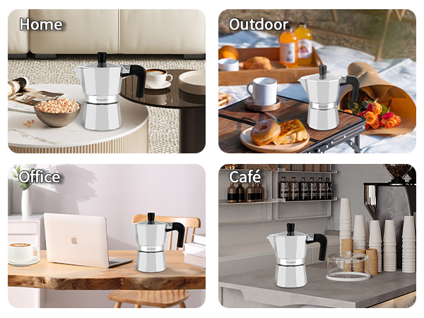 Stovetop Espresso Maker Moka Pot