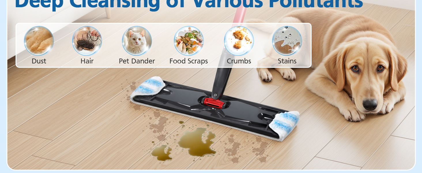 h2pro flat mop pads