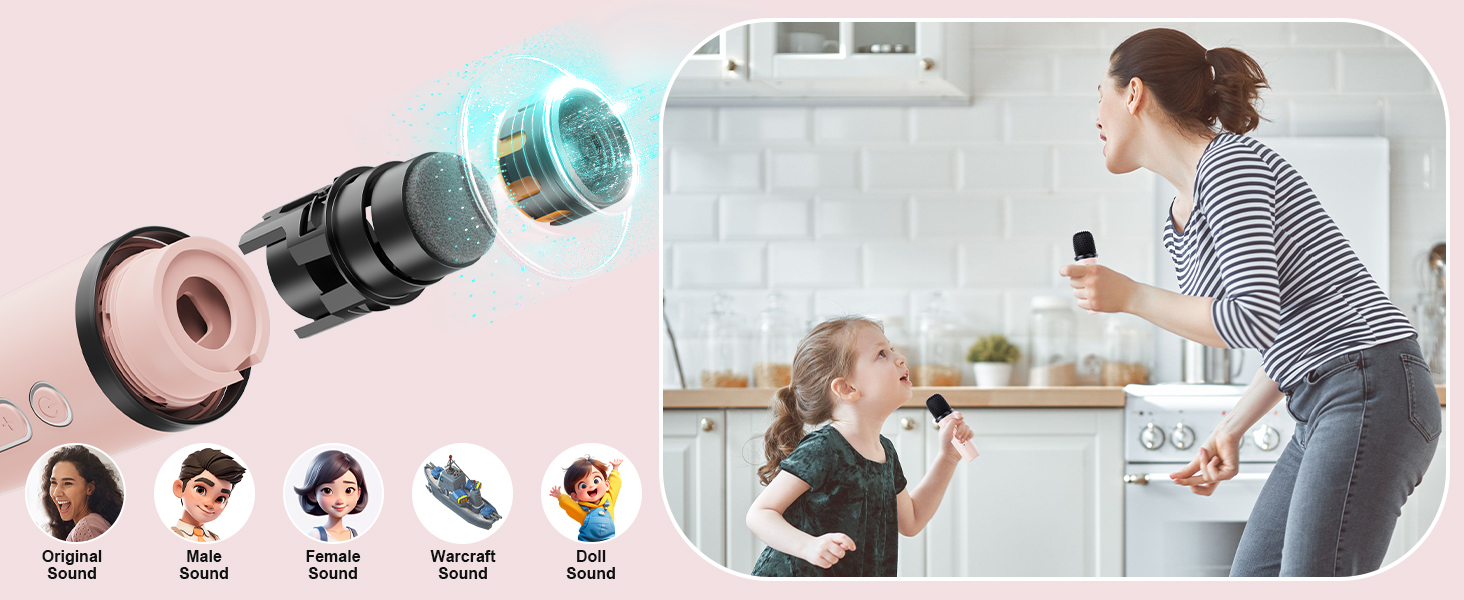 Mini Karaoke Machine for Kids