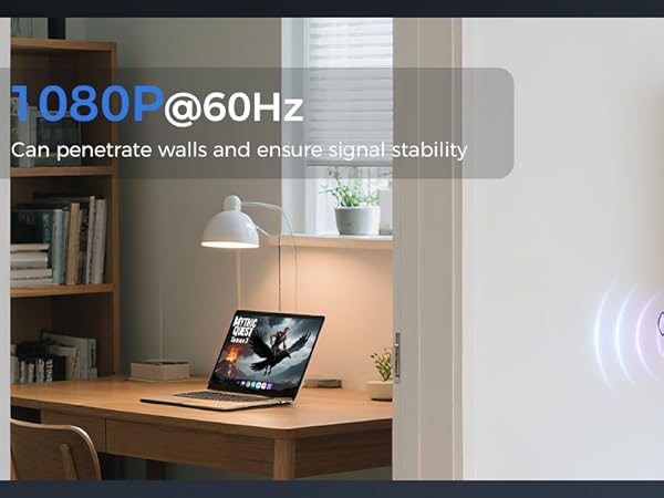 Can penetrate walls and ensure signal stability