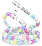 3 ft USB C Cable Charging Cord Beaded Charger for Apple Tangle-Free Bead for Carplay Car Play for...