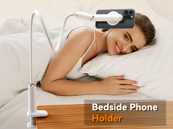 bedside gooseneck phone holder