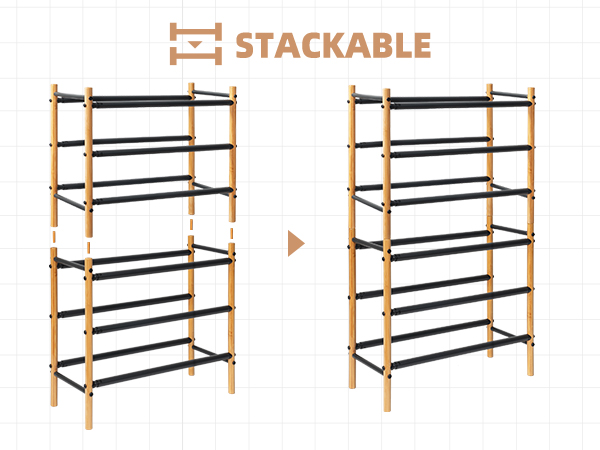 adjustable shoe rack