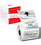 Phomemo Thermal Labels,Gradual Color Stickers,1.96'' x 1.18''Self-Adhesuve Multi-Purpose Labels f...