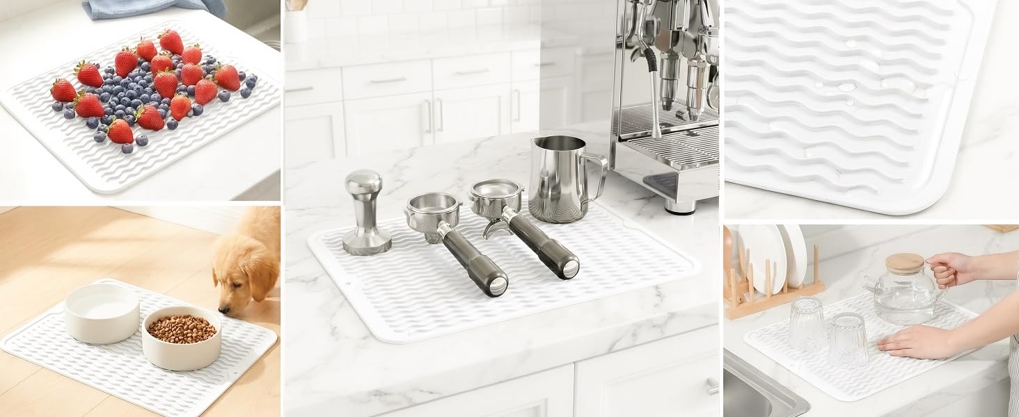 MicoYang Silicone Dish Drying Mat for Multiple Usage
