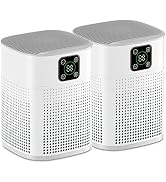 2 Pack Air Purifiers for Home Bedroom up to 2190ft², Honeyuan H13 HEPA Air purifier for pets with...