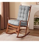 IPYNBAP Rocking Chair Cushion Set, Waterproof and Fade Resistant Patio Chair Cushions, Tufted Pad...