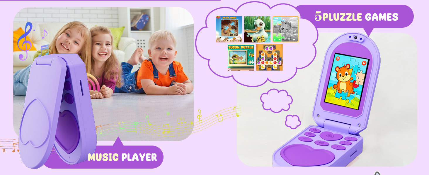 gift 3 year old girl gifts for 4 year-old girl kid toy flip phone toy flip phone for kids