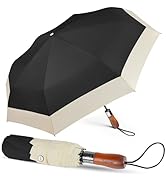 Lejorain Compact Golf Umbrella Large - 54inch Travel Big Portable Automatic Folding Umbrella Wind...