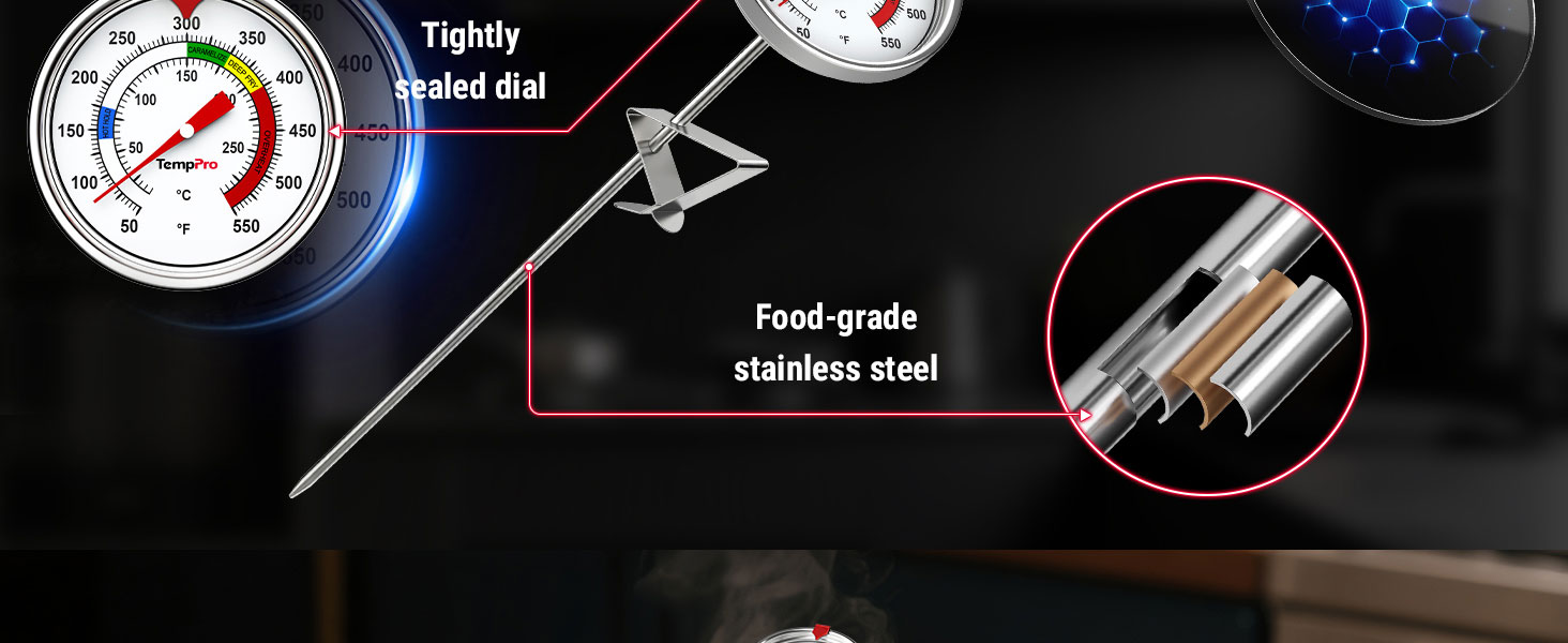 fryer thermometer for oil