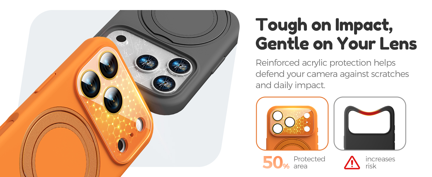 iPhone 17 pro case with camera cover