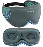 BambooCotton 3D Bluetooth Sleep Mask, LC-dolida 2025 New Sleep Headphones, Wireless Comfort, Sust...