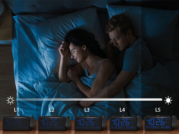 reloj despertador digital para dormitorio reloj digital para cuarto