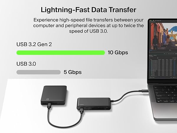 Belkin Connect 5-Port USB-C Hub with 4K HDMI
