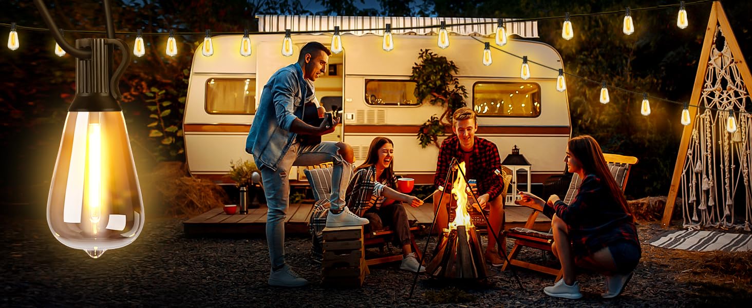 solar string lights outdoor waterproof