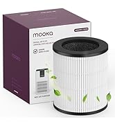 MOOKA M05 Air Purifier Filter, 3-in-1 True HEPA Filter, High-Efficiency Activated Carbon Air Filt...