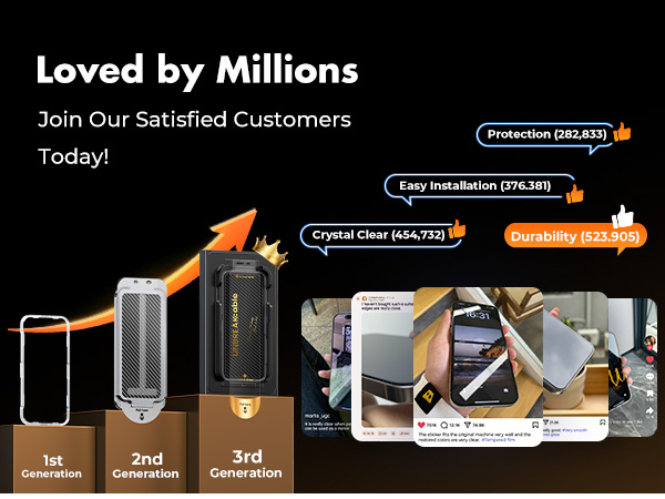 UNBREAKcable iPhone 16 Pro Max Screen Protector Tempered Glass