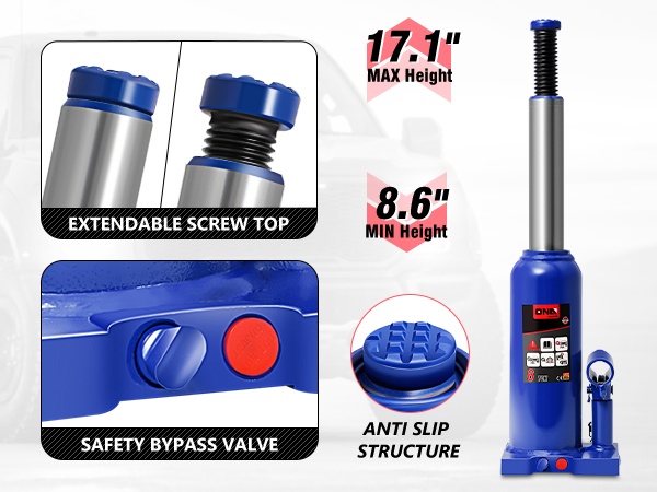 6 TON Hydraulic Bottle JACK