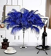 blue ostrich feather