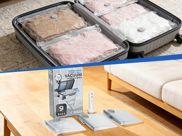 Vacuum Seal Bags With Wireless Electric Pump