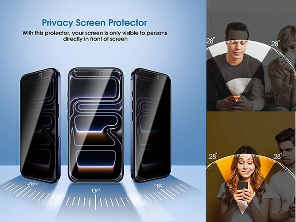 iphone 17 pro max privacy screen protector