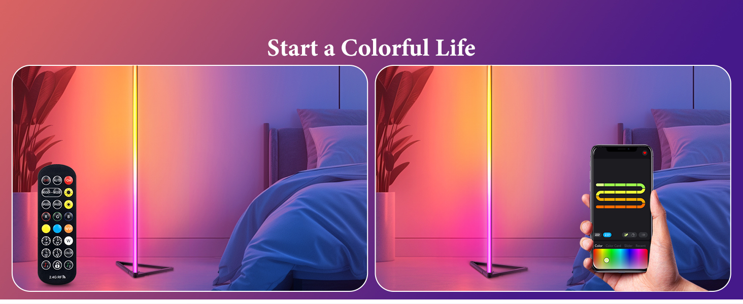 Two Kinds of Controls Start a Colorful Life