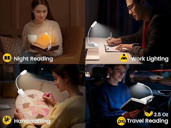reading lights for books at night