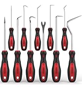 11-Piece Large Hook and Pick Set with Clip Removal Tool, Precision O-Ring Removal Kit for Automot...