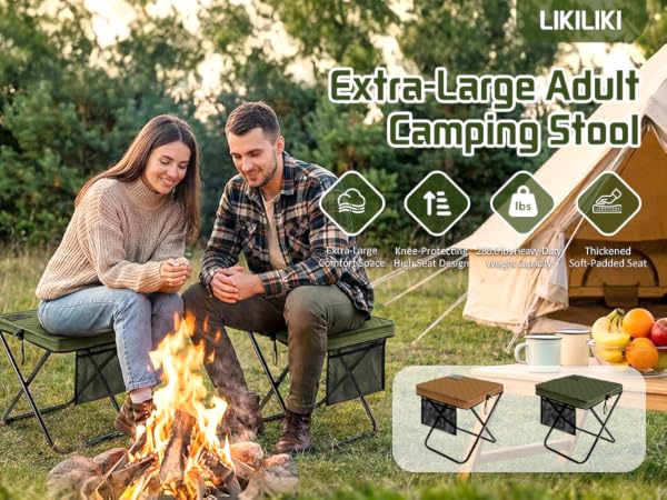 Foldable Backpack Stool