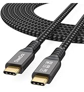 DteeDck USB C 3.2 Gen 2 Cable 10ft, 4K@60Hz/20Gbps/100W Type C Video Display Monitor Cord, USBC H...
