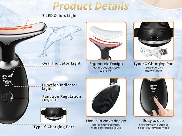 Face and neck Massager