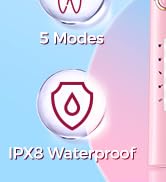 8X Electric Toothbrush Pink