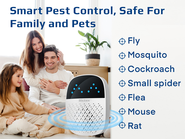  Rictex AI Ultrasonic Pest Repeller 1