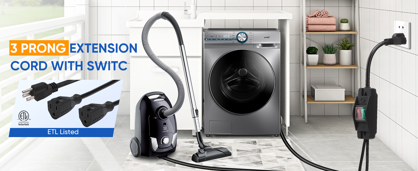 EXTENSION CORD WITH SWITC