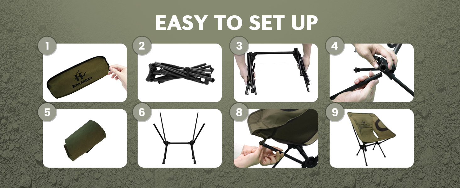 Lightweight Folding Camping Chair