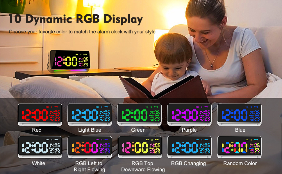 alarm clock with light