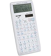 Victor 940 10-Digit Advanced Scientific Calculator with 2 Line Display, Battery and Solar Hybrid ...