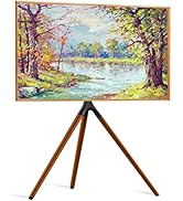 UPGRAVITY Easel TV Stand with Tripod Base for 45-65 inch Flat Screen up to 77lbs, Height Adjustab...