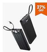 Portable Charger Black 27% OFF